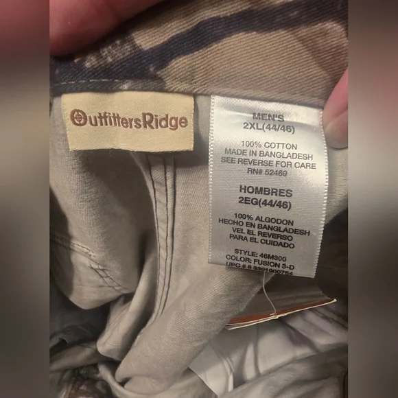 NWT Outfitters Ridge 2XL Camouflage Hunting Pants Fusion 3D - Picture 5 of 7